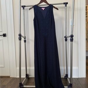 Lilly Pulitzer Navy Maxi Dress